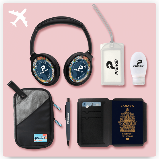 branded travel accessories